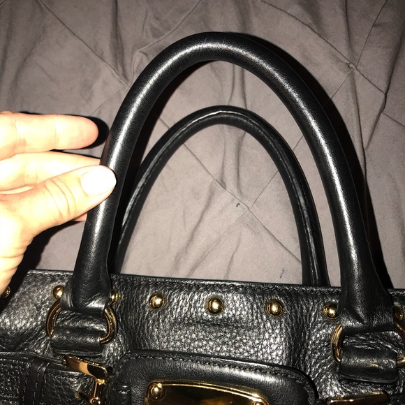 Michael Kors Bags Michael Kors Beautiful Black Bag Gold Studs